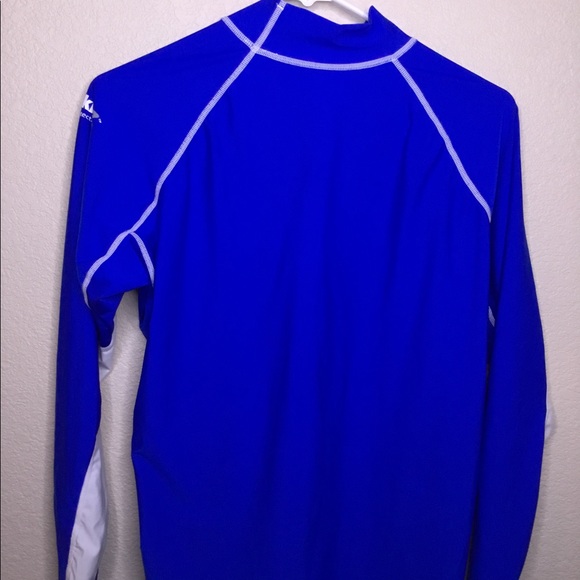 Sun Protection Zone Rash Guard, Blue, Large - Picture 2 of 3
